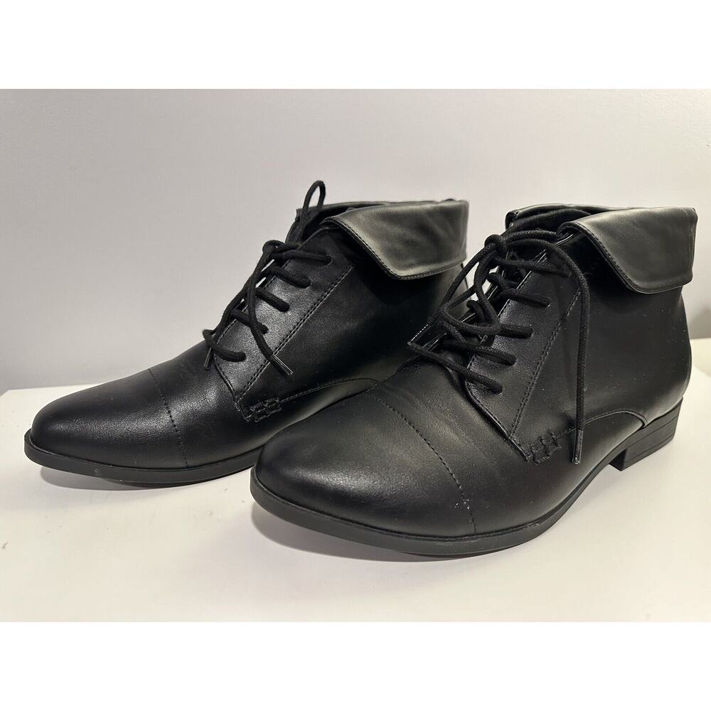 GLORIA VANDERBILT BOOTIES BLACK CLAUDETTE US WOMENS SIZE 11